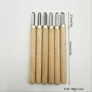 Wholesale Price 6PCS Woodcraft <strong>Wood</strong> <strong>Chisel</strong> Tool Industrial &amp; DIY Grade Hand Carving <strong>Wood</strong> Carving <strong>Chisel</strong> <strong>Set</strong> For <strong>Wood</strong> - Product Image 5