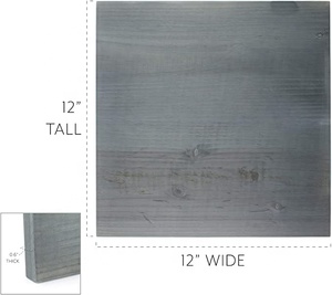 Panneau en bois saphir délavé gris, pour bricolage, vente en gros <span class=keywords><strong>Amazon</strong></span>, 50 pièces - Product Image 3