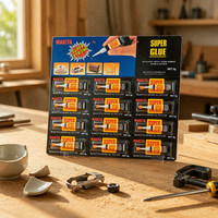 Prix d'usine, 12 pièces de colle instantanée super puissante 502, colle liquide multi-usages 502, super adhésif 3g