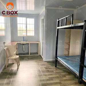 Bâtiments de bureaux préfabriqués à 3 étages Cbox améliorés, camp minier, structure en acier modulaire, dortoir, maison conteneur détachable - Product Image 1