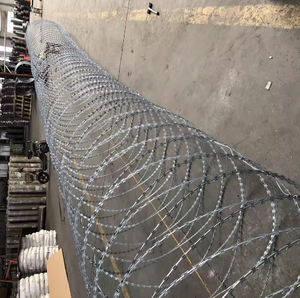 Alambre de Púas en Espiral de Acero Inoxidable para Protección y Construcción, Tipo Concertina - Product Image 1