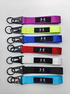 Individuelles Logo Pfeife-Schlüsselanhänger / Personalisierter Motorrad-Schlüsselring Schlüsselbänder Polyester Halloween Handy-Schlüsselband Kurzes Handgelenkband - Product Image 4
