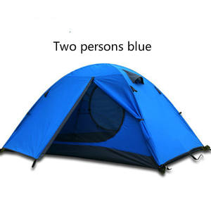 Viagem Explosiva Transfronteiriça 2/3 Mão Construir Dupla Dupla Camada Windproof e Waterproof Camping Tent Atacado - Product Image 3