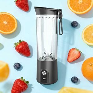 Custom nut milk blender Portable Blender Battery Power One-Click button motor micro blender portable blender <b>machine</b> industrial - Product Image 4