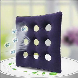 Lehui Anti-Bedsore Inflatable Seat Cushion 42x42cm Square Air <b>Pad</b> For Elderly <b>Chair</b> Use - Product Image 1