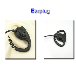 Micrófono en Línea D forma gancho auricular para $TERM impacto Baofeng Kenwood <span class=keywords><strong>2</strong></span> pines walkie talkie K conector <span class=keywords><strong>de</strong></span> estilo - Product Image 6