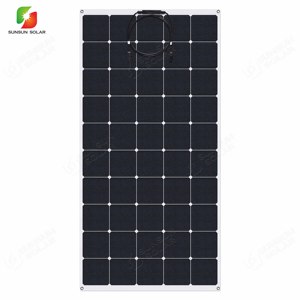<span class=keywords><strong>Paneles</strong></span> Solares <span class=keywords><strong>Sunpower</strong></span> con 23% de Eficiencia, <span class=keywords><strong>Precio</strong></span> de Panel Solar Monocristalino Semiflexible de 170W para Autocaravanas - Product Image 2