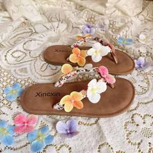 Sandalias de Plataforma con Pedrería para Mujer, Estilo Verano, Nuevas, con Tacón de Cuña, Antideslizantes, para Playa - Product Image 4
