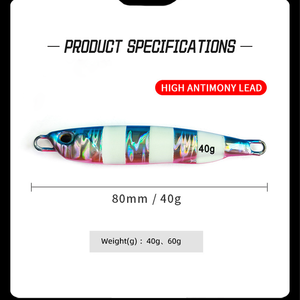 XUHANG GJQ19, vente en gros personnalisée, jig vertical rapide, fournisseur de jig de pêche en mer, <span class=keywords><strong>leurre</strong></span> de jig, eau salée, saumon, brème, carpe, rivières, lacs, cours d'eau, métal - Product Image 3