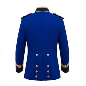 Royal Blue Ceremonial Uniform Jacket Style Formal Men's Outerwear Custom Logo Badge Uniform - Product Image 2