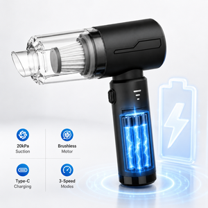 OEM ODM 20KPa Brushless Cordless Handheld <b>Vacuum</b> Cleaner 100W 3-Speed Rechargeable Air Duster Blower for Factory Industrial Use - Product Image 5