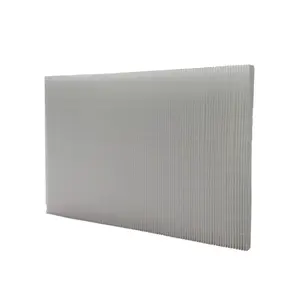 Papier filtre en fibre de verre en blanc Résistant aux hautes températures, filtre à air efficace éponge feutre en fibre de verre pour HEPA