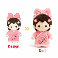 Vente Flash : Peluche Personnalisée 20cm en Coton PP Doux, Boîte Mystère, Jouet en Peluche Personnalisé, Cadeau pour Enfants, Jouets en Peluche Personnalisés en Gros, Service OEM