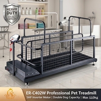EUR PET 5HP Elektrisches Wasserdichtes Hunde- und Katzen-Agility-Trainings-Laufband mit Inverter-Motor Automatisches Zweiwege-Trainingsgerät aus Edelstahl