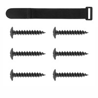 Organisateur de câbles flexible 34x69CM sous le bureau, panier de gestion de câbles en maille avec rangement pour multiprises pour bureaux assis-debout