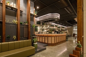 Muebles de salón personalizables para bares y restaurantes, conjunto de diseño de mostrador de Hotel, muebles comerciales de diseñador - Product Image 2