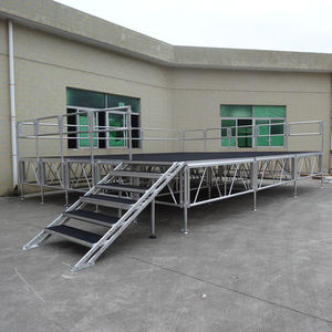 Enclavamiento cubierta aluminio escenario boda evento escenario modular - Product Image 6