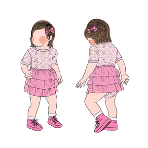 맞춤형 부드럽고 사랑스러운 약간 반짝이는 아동용 도매 맞춤형 여자 아기 스냅 버튼 튤 바디수트 키즈 스커트 롬퍼 어린이 점프수트 - Product Image 1