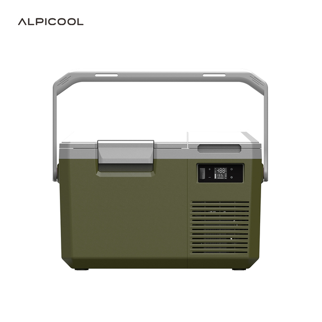 Alpicool MP15 Mini Capacity Cooler 12V Dual Use Freezer  AC DC Electric Fridge APP Control Portable Camping Car Refrigerator