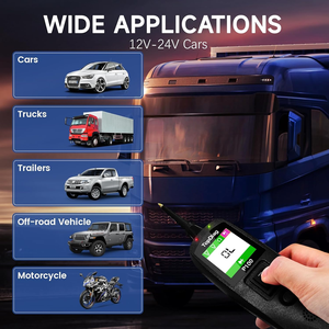 JDiag TopDiag P100 자동차 회로 테스터 자동차 전압 감지기 전기 시스템 프로브 키트 AC DC 12V 24V 자동차 진단 도구 - Product Image 6