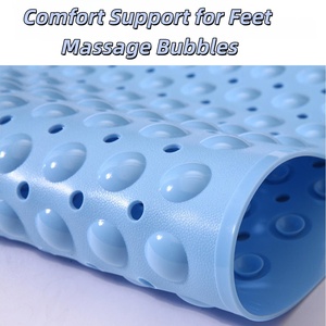 <strong>Curved</strong> Shower <strong>Mat</strong> Non-Slip Skin Friendly Corner Shower <strong>Mats</strong> Triangle <strong>Bath</strong> <strong>Mat</strong> with Suction Cups Made of TPE Material - Product Image 3