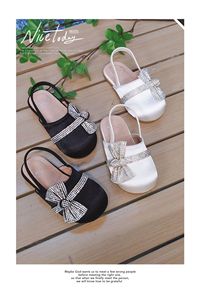 Sandales de princesse scintillantes à bout fermé pour filles, vente en gros, été - Product Image 4