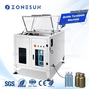 ZONESUN-Descodificador de botellas Redondas de Plástico rotativo completamente automático, máquina de alimentación de plato giratorio de clasificación, máquina de alimentación - Product Image 1