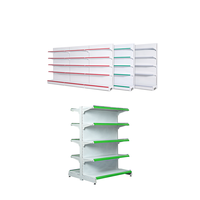 Étagère en acier thermolaqué Gui Chang, étagère de magasin, crochets pour étagères, rayonnages de stockage pour magasins de détail, présentoir de vente au détail, niveaux réglables