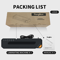 Nouvelle conception d'usine : Laminatrice FNL013 à préchauffage rapide, machine à plastifier à froid et à chaud pour formats de papier A3/A4/A5/A6