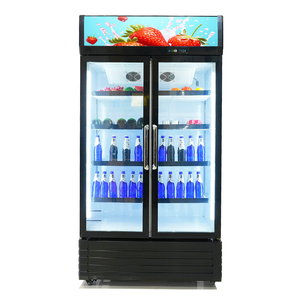 Thương mại thẳng đứng nước giải khát mát Showcase siêu thị điện xách tay máy nén nhiệt sương giá miễn phí năng lượng hiệu quả - Product Image 2