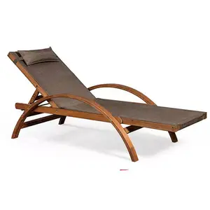 Top Selling Alum Relaxing Beach Sun Lounger Latest design Pool furniture Padded Alum Sun Lounger beach chair
