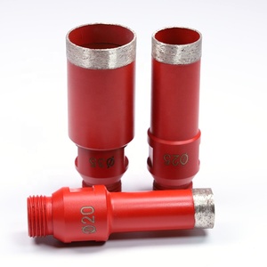 Foret à noyau de diamant de soudage à haute fréquence diamètre 30-45mm avec filetage à gaz 1/2 M14 pour trous de forage de carreaux de pierre en béton - Product Image 1