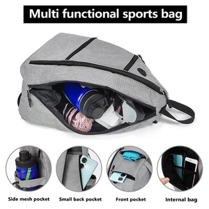 Sac de pickleball à logo personnalisé pour hommes et femmes sac à bandoulière réglable sac de raquette de pickleball de haute qualité sac à dos de sport - Product Image 3