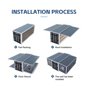 Nhà tiền chế 2 3 phòng ngủ với đồ nội thất di động có thể gập lại nhà di động nhỏ nhà để bán 20ft mở rộng <span class=keywords><strong>container</strong></span> nhà - Product Image 4