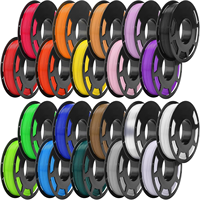 Filament PLA en soie écologique Premium Greentech 1,75 mm 1 kg pour imprimante 3D FDM/stylo 3D, bobine en plastique, plus de 30 couleurs