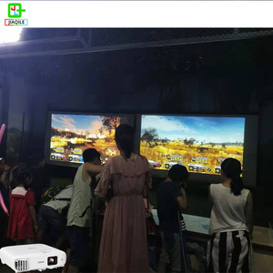 เครื่องเล่นเกมยิงปืนฉายภาพ 3 มิติ สำหรับเด็ก แข่งขันได้หลายฉาก อุปกรณ์สนามเด็กเล่น โปรเจคเตอร์เกมยิงปืน - Product Image 6