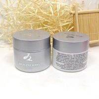 Pot de crème pour le visage 100ml 50ml 50g 30g 15g, pot de crème pour les yeux en céramique rose mat, rouge, opale, blanc, pots en verre pour emballage cosmétique