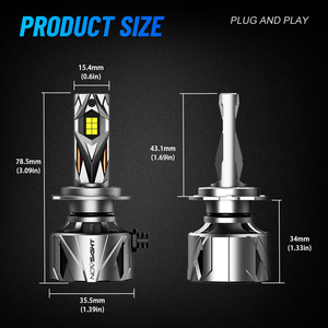 Fari LED Novsight N97 240W 60000LM Canbus 12V IP68 Impermeabili Universali per <span class=keywords><strong>Audi</strong></span> A4/A1/A8 Alta Qualità Auto - Product Image 6