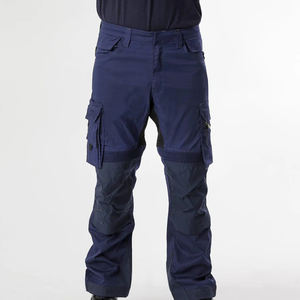 High Quality Cotton Men's Cargo Work <b>Trousers</b> Customized Logo ANSI Class 1 Heavy Duty Workwear with <b>Pad</b> Pockets LED Flash - Product Image 2