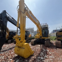 Excavatrice Komatsu PC200 d'occasion de 20 tonnes, haute qualité, écologique, faible nombre d'heures de travail, excellent rapport qualité-prix, prête à l'emploi, vente chaude