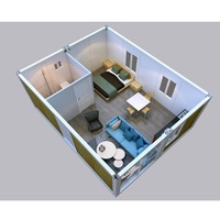 Conteneur extensible Mobile 10/20 pieds, maison en plastique, conteneur pas cher