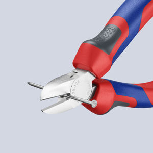 Cisailles latérales Knipex 3 pouces en acier au chrome vanadium, qualité industrielle, mâchoires lisses, largeur 1/4 pouce - Product Image 1