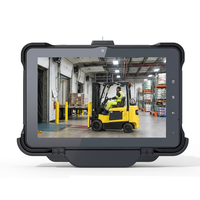 Tableta Robusta 3Rtablet de 10 Pulgadas con Sistema Operativo Android para Vehículos, MDT con Escáner de Código de Barras y Huella Dactilar para Gestión de Montacargas y Almacenes
