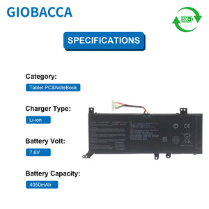 B21N1818-2 de batterie pour ordinateur portable pour ASUS Y4200FD Y5200FDFB V5200JE X412F R424F FL8850U batterie d'ordinateur portable 7.6V 4050mAh - Product Image 2