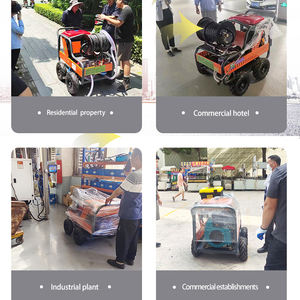 Vente directe d'usine nouvelle Machine de débouchage de tuyau de nettoyage d'eau froide <span class=keywords><strong>haute</strong></span> <span class=keywords><strong>pression</strong></span> à essence LC 170bar 30lpm avec enrouleur de tuyau - Product Image 3