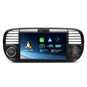 Autoradio Linux da 7 Pollici per <span class=keywords><strong>Fiat</strong></span> <span class=keywords><strong>500</strong></span> 2007-2015 con Controllo Gestuale, CarPlay, Android Auto, Screen Mirroring, RCA, DSP CE-XTRONS - Product Image 2