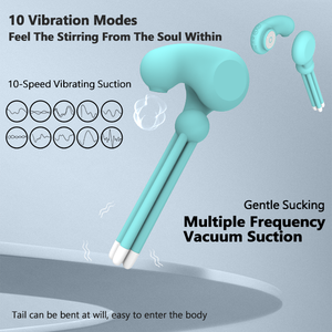 هزاز مزدوج الوظيفة قابل لإعادة الشحن عبر USB مقاوم للماء IPX7 بـ10 سرعات لتحفيز نقطة G والبظر للإثارة المهبلية - Product Image 2
