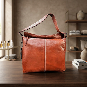 Sacs à main pour femmes en cuir véritable tendance BS INTERNATIONAL NA228, sacs à bandoulière de luxe, fermeture à glissière, imperméables, légers - Product Image 3