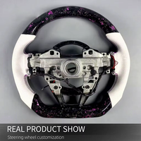 Volant de direction en fibre de carbone forgée avec LED pour Acura TLX MDX ILX ZDX, style sport de luxe, volant de direction amélioré pour voiture