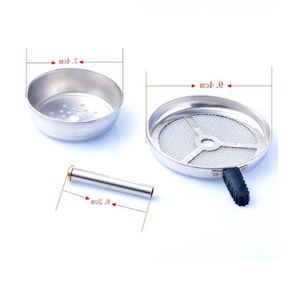 Juego de cuencos portátiles para shisha de calentamiento rápido y fácil limpieza, con dispositivo de gestión de calor (HMD) de plástico, soporte para estufa de carbón, mango largo y LED - Product Image 6